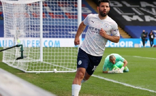 Penyerang Manchester City Sergio Aguero